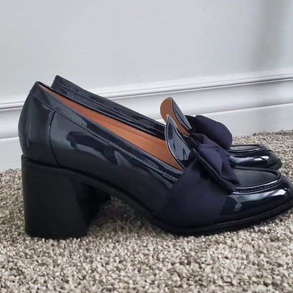 Bandolino navy patent shoes size 8 - Picture 1 of 7